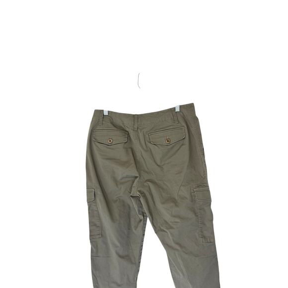 Lauren Ralph Lauren Black Label Beige Quiet‎ Luxury Cargo Pants Size 8 Petite - Picture 8 of 12